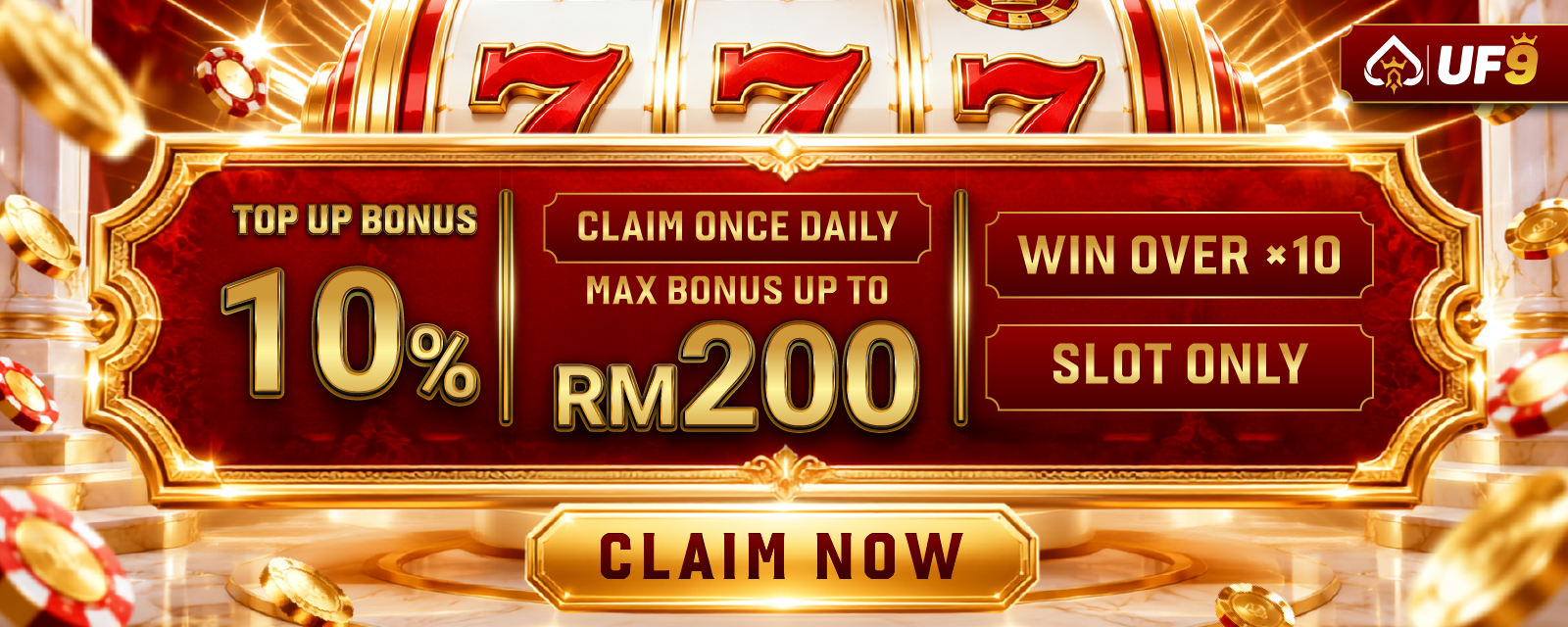 Daily Slot Bonus 10%