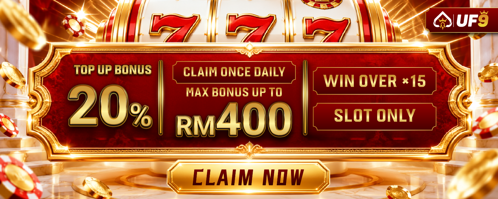 Daily Slot Bonus 20%
