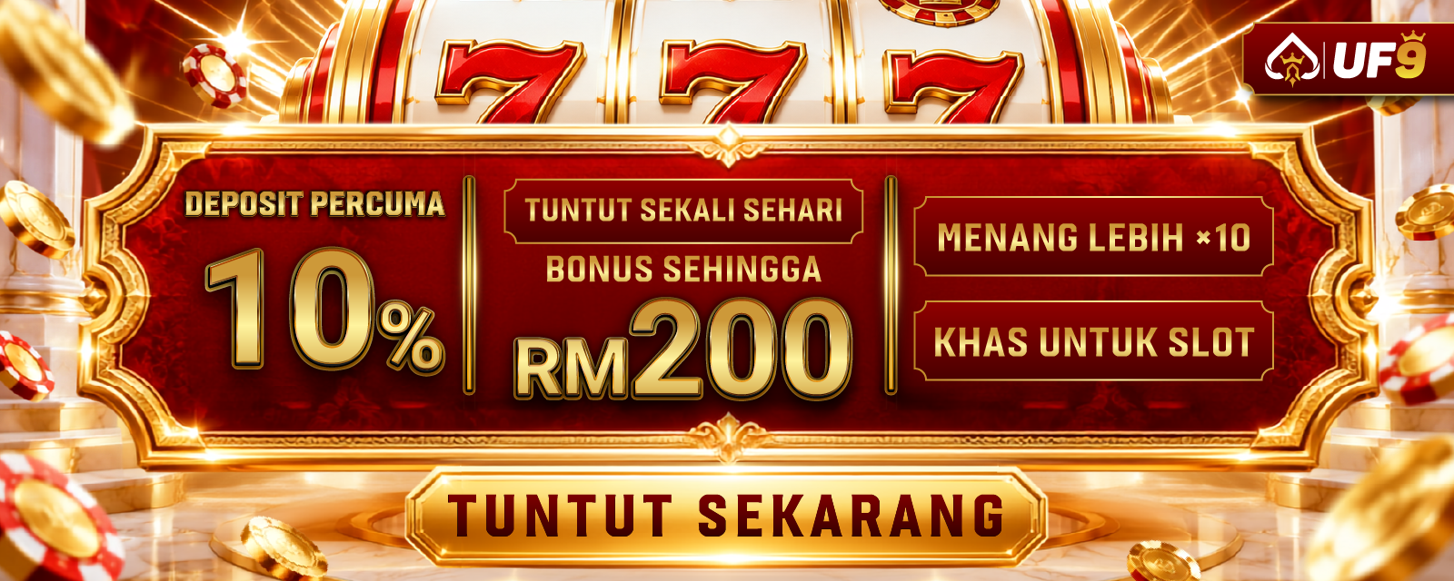 Bonus Slot Harian 10%